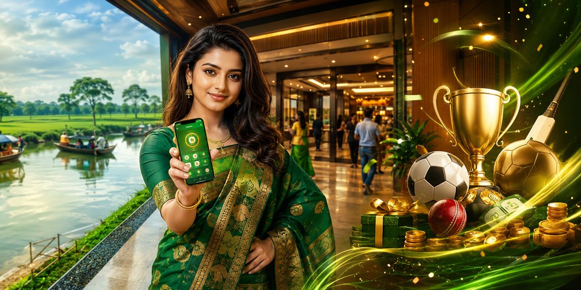 বগুড়ায় বাংলাদেশি মডেলের সাথে মোবাইল পেমেন্টের আধুনিক দৃশ্য
