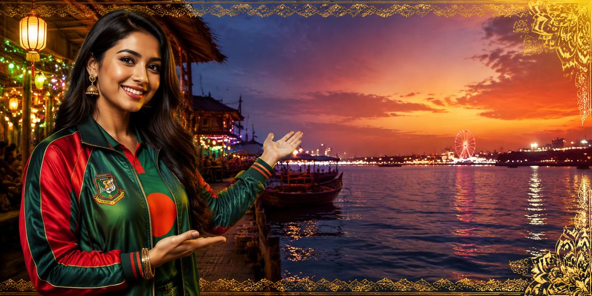 চট্টগ্রামের সমুদ্র সৈকতে ক্রিকেট বেটিং উপভোগের দৃশ্য