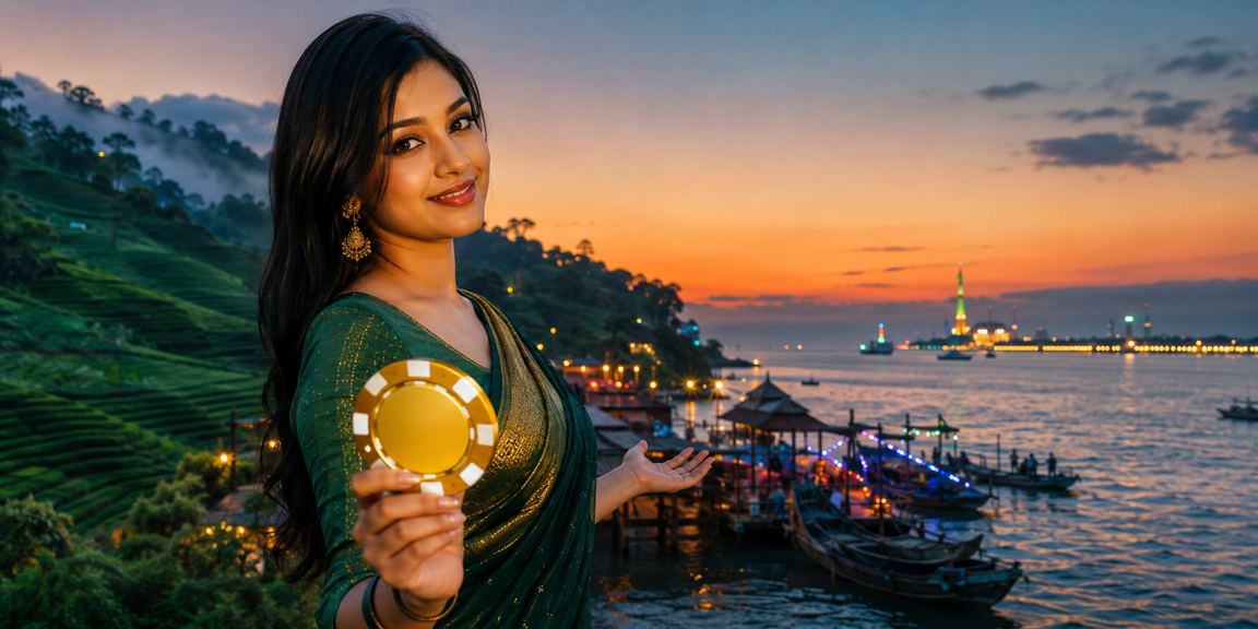 চট্টগ্রামের চা বাগানের পটভূমিতে নতুন রেজিস্ট্রেশন বোনাস অফারের দৃশ্য