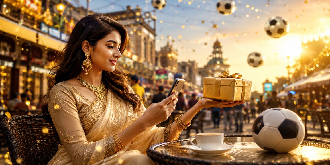 কুমিল্লায় শাড়ি পরা নারীর সাথে ফুটবল বেটিং উপভোগের আধুনিক দৃশ্য