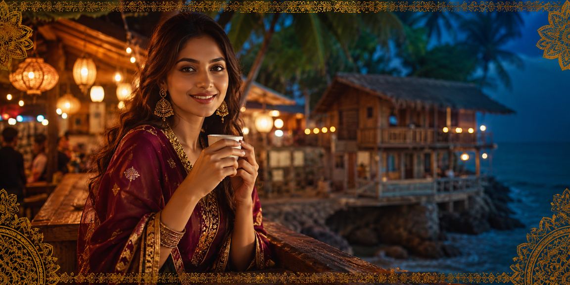 সেন্ট মার্টিনের নাইট মার্কেট পরিবেশে বিশেষ বোনাস অফারের দৃশ্য